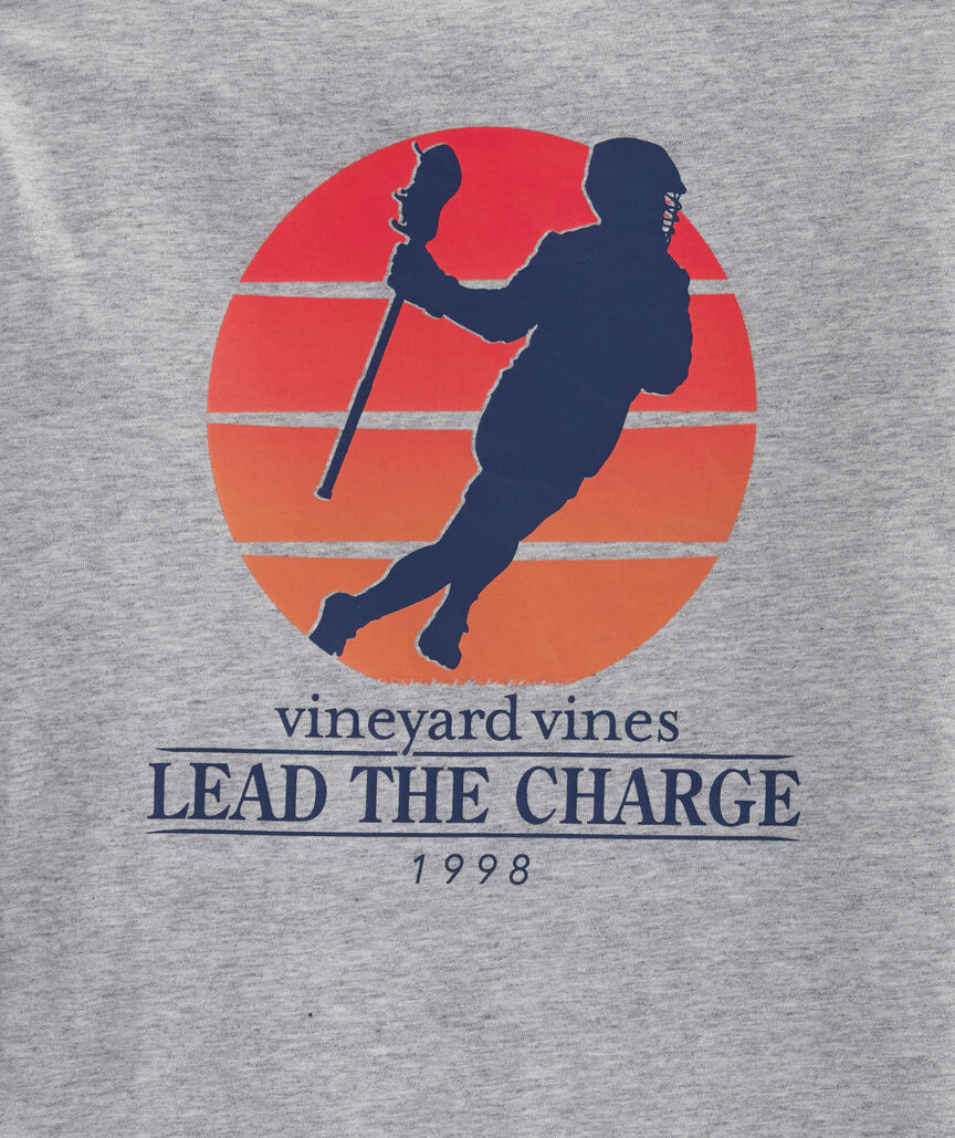 Boys' Lacrosse Lead The Charge Long-Sleeve Tee