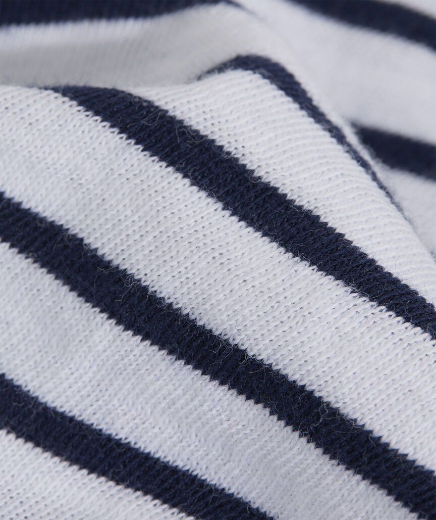 Slub Jersey Flutter-Sleeve Tee