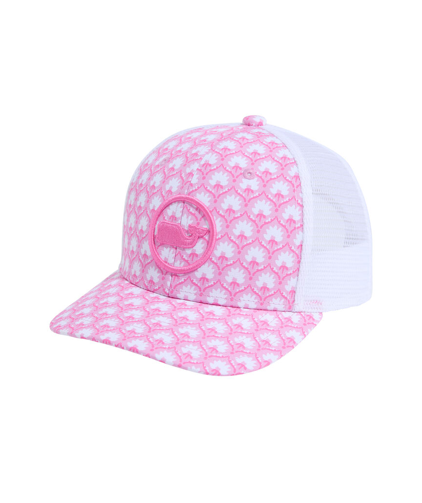 OUTLET Girls' Printed Whale Dot Performance Trucker Hat