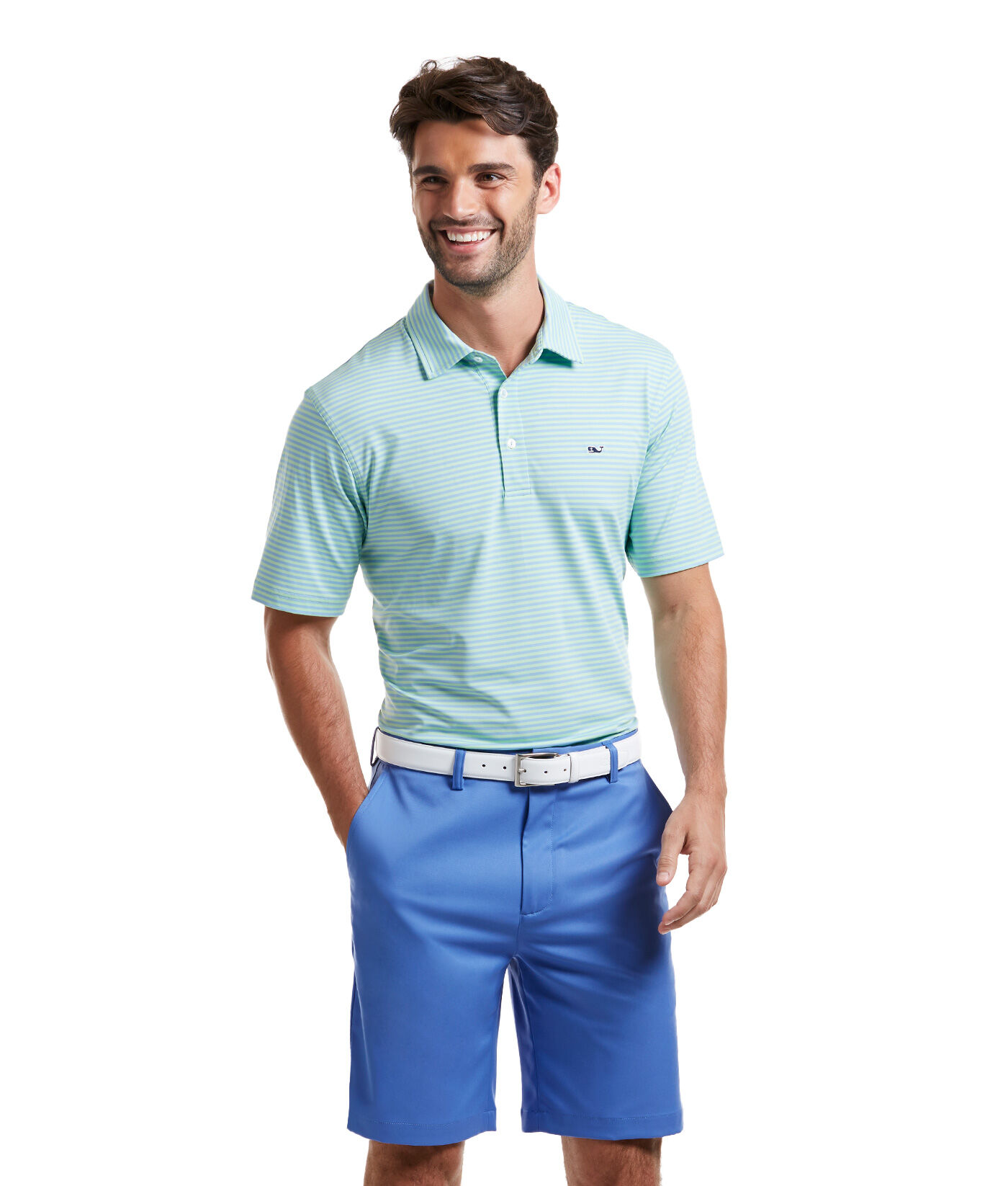 Kennedy Stripe Sankaty Performance Polo