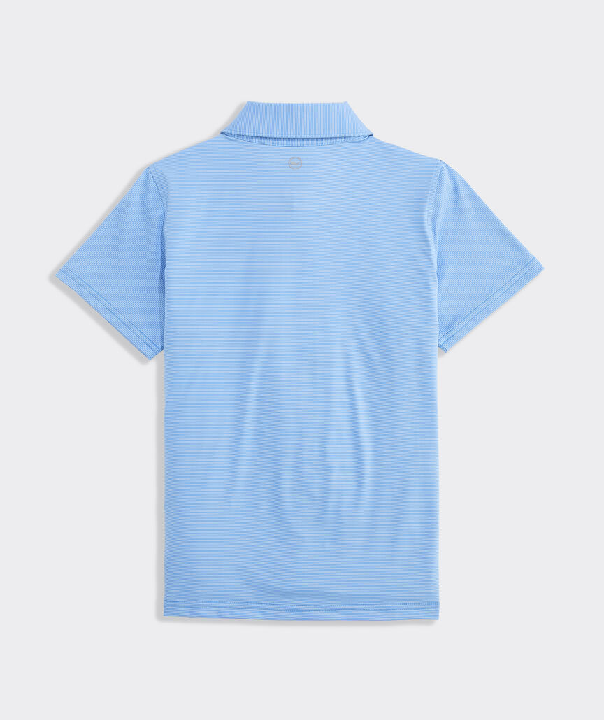 Boys' Performance Anegada Stripe Sankaty Polo