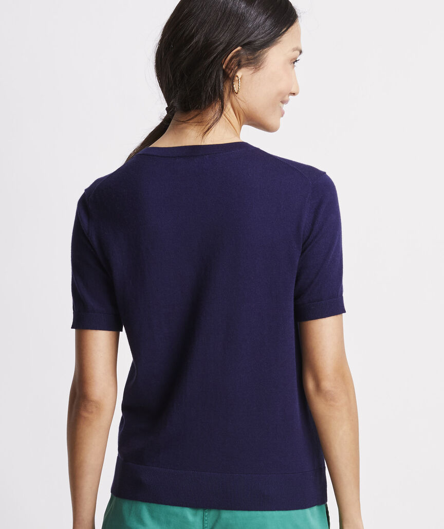 Luxe Short-Sleeve Sweater