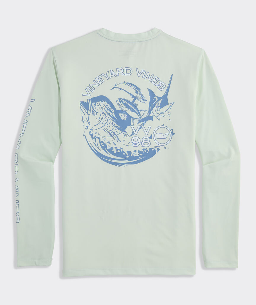 Performance VV98 Multi Fish Long-Sleeve Harbor Tee