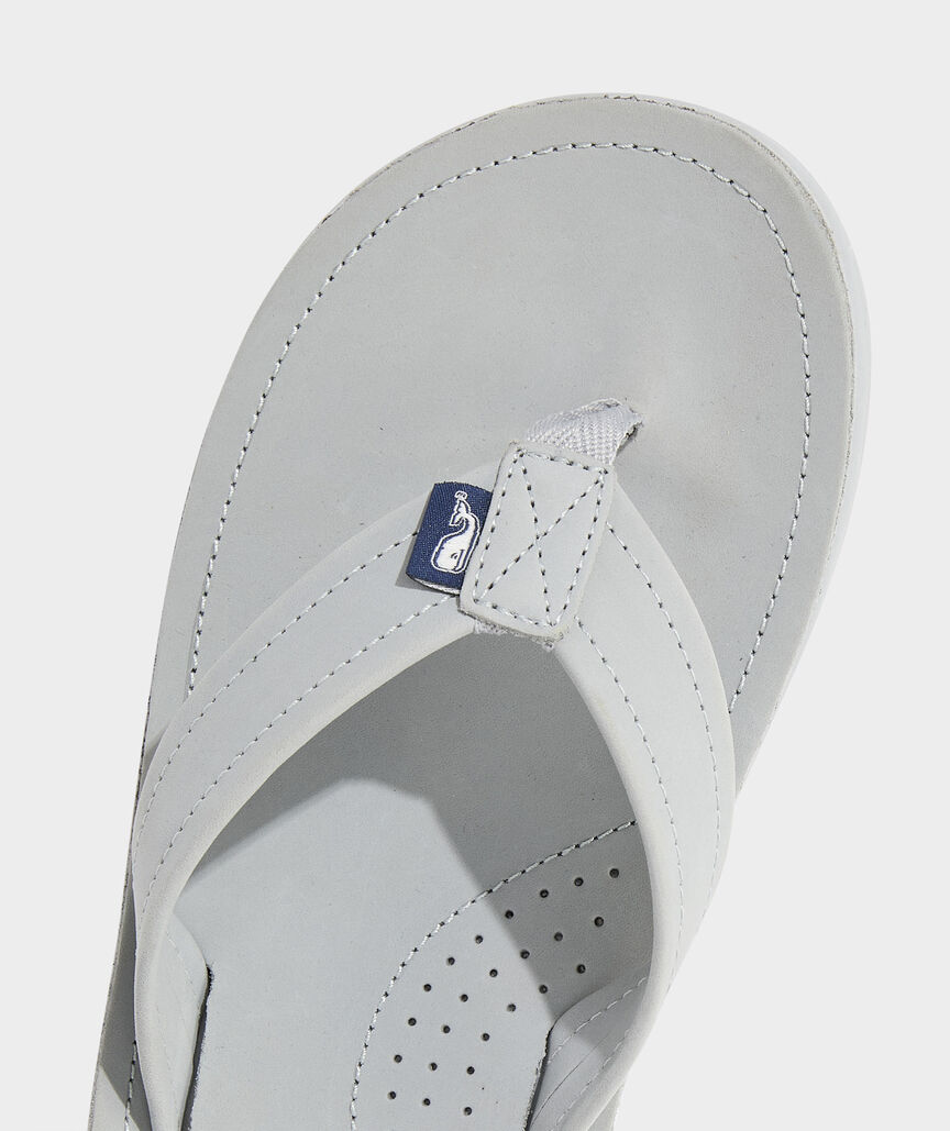 Nubuck Suede Flip Flops