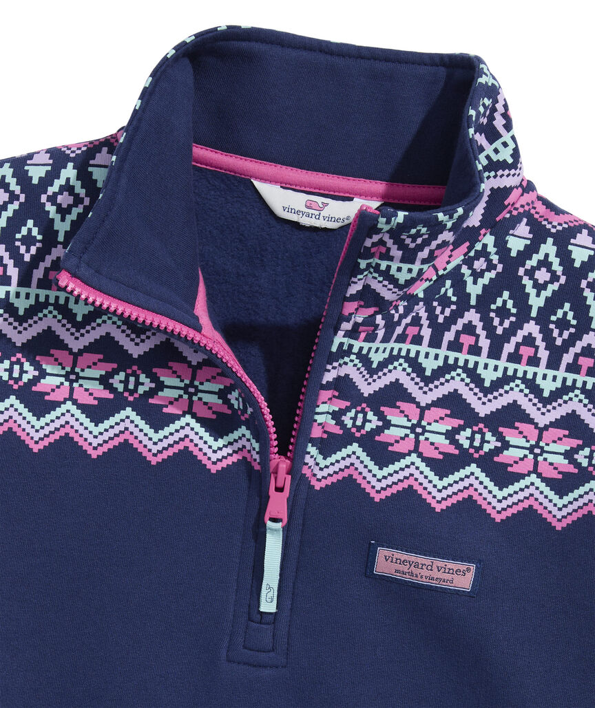 OUTLET Women's Fair Isle Brushed Terry Relaxed Shep Shirt®