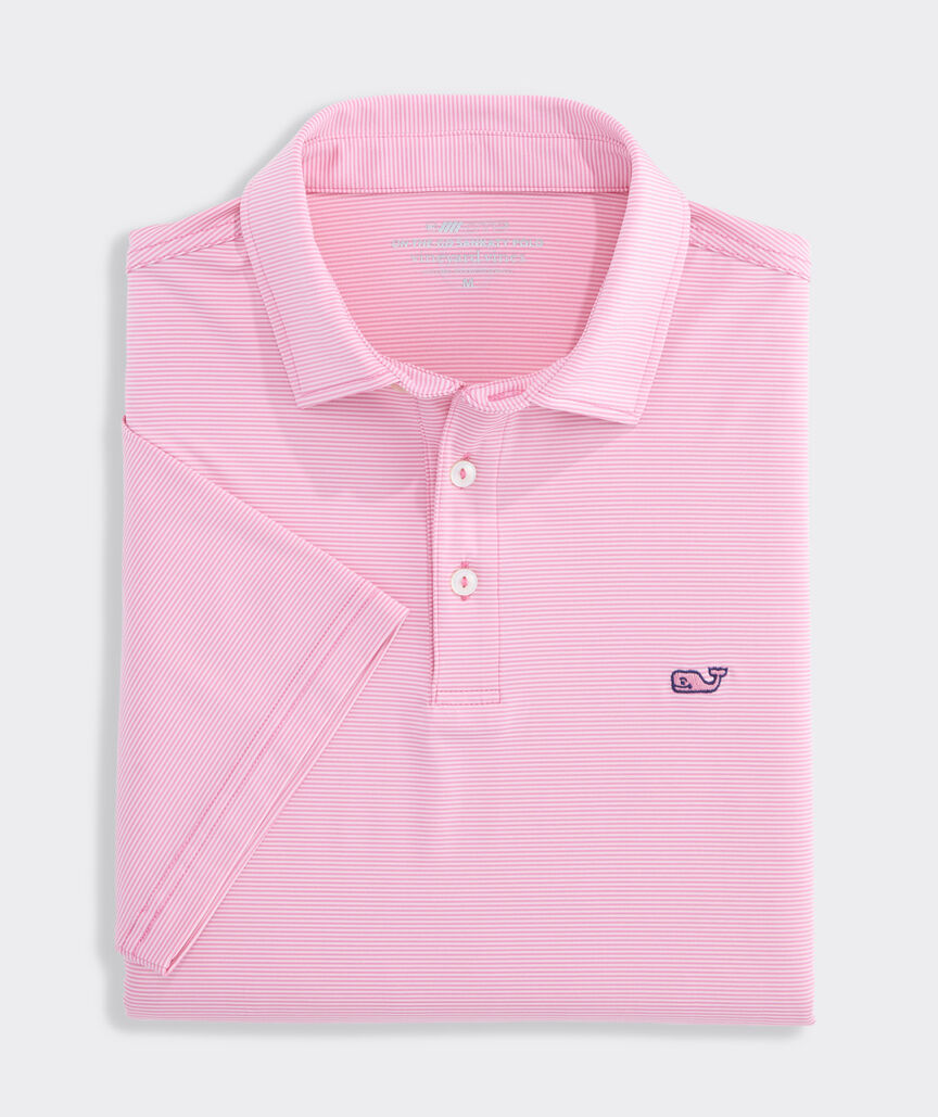 Anegada Stripe Sankaty Performance Polo