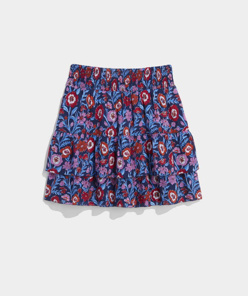 Tisbury Floral Smocked Skirt