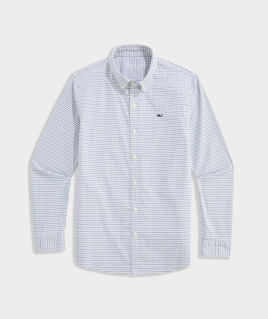 Boys' Performance Cotton Wauwinet Tattersall Shirt