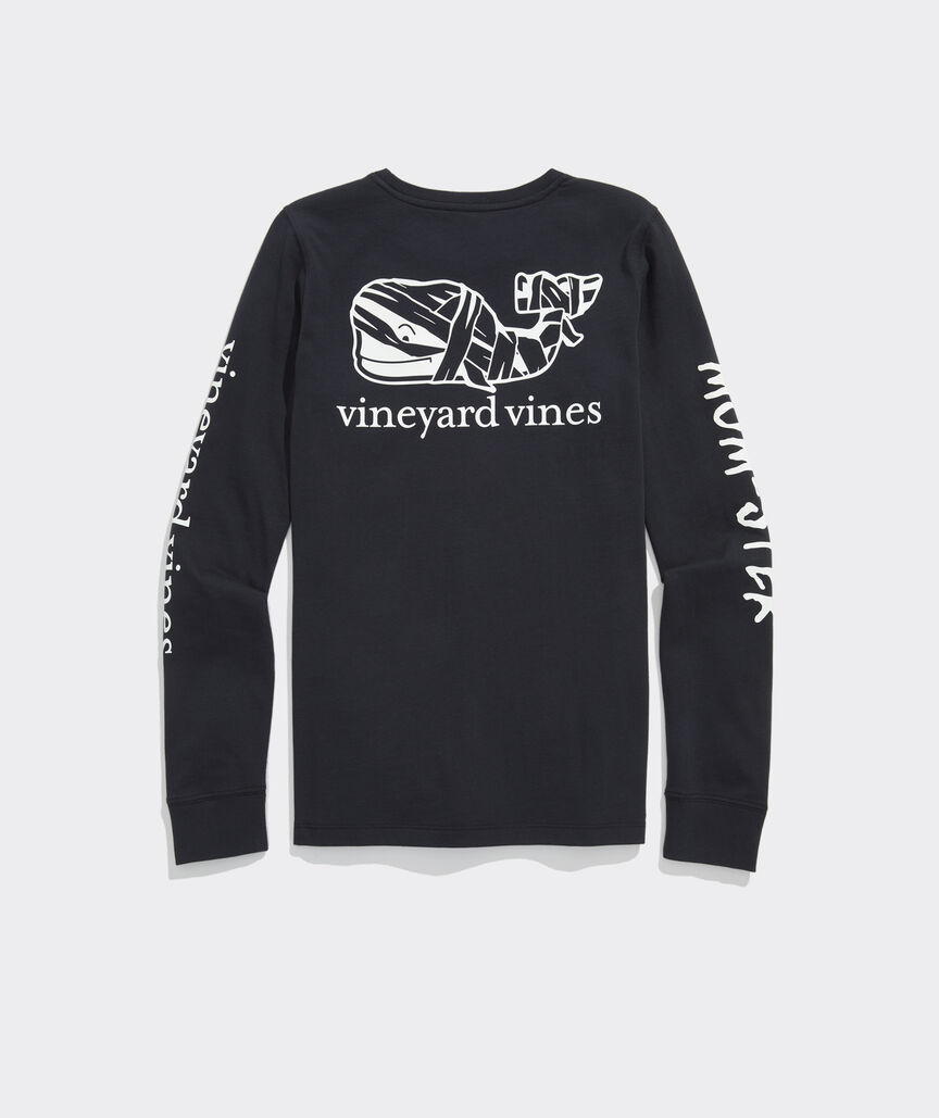 Women's Glow-In-The-Dark Mom-ster Long-Sleeve Pocket Tee