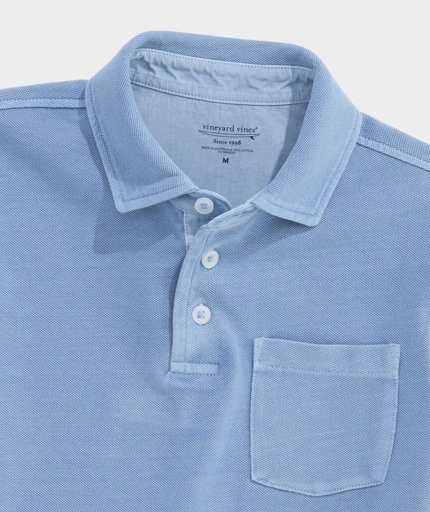 Boys' Lived-In Pique Polo
