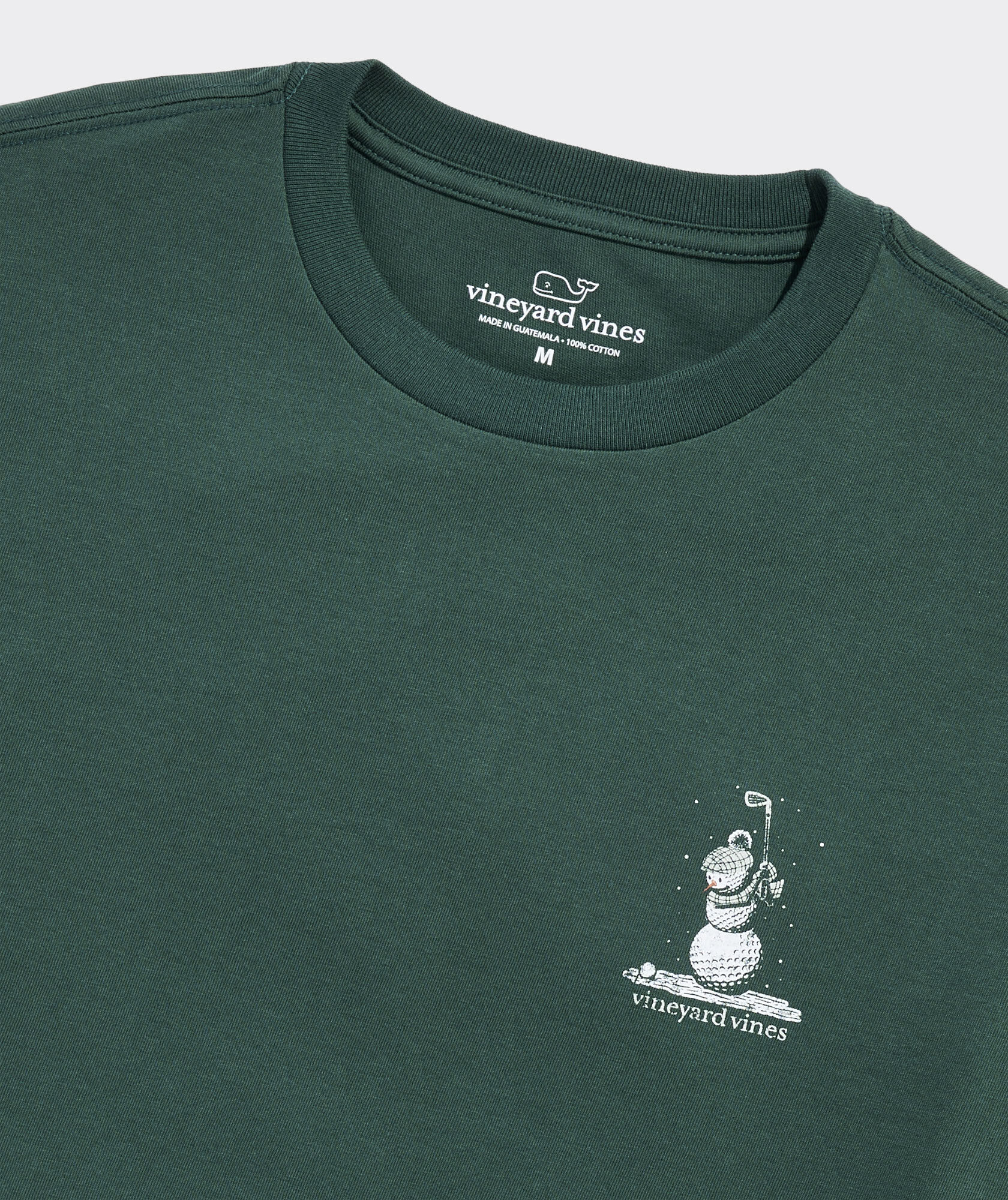 Golf Ball Snowman Long-Sleeve Tee