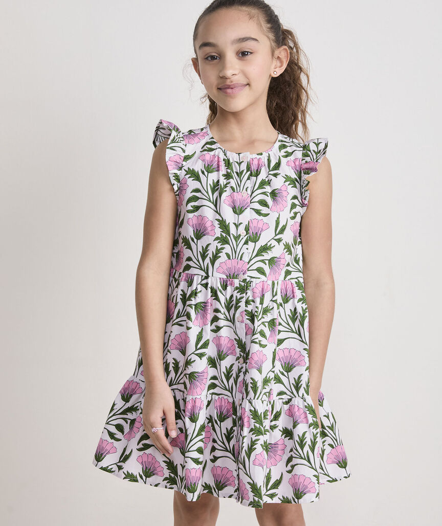 Girls' Evie Poplin Dress