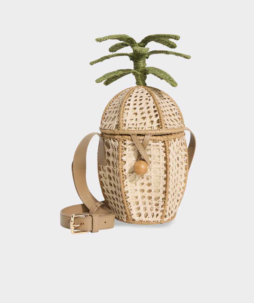 Pineapple Wicker Bag
