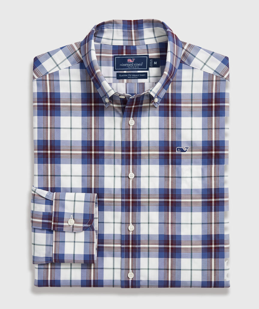 OUTLET Cotton Twill Plaid Shirt