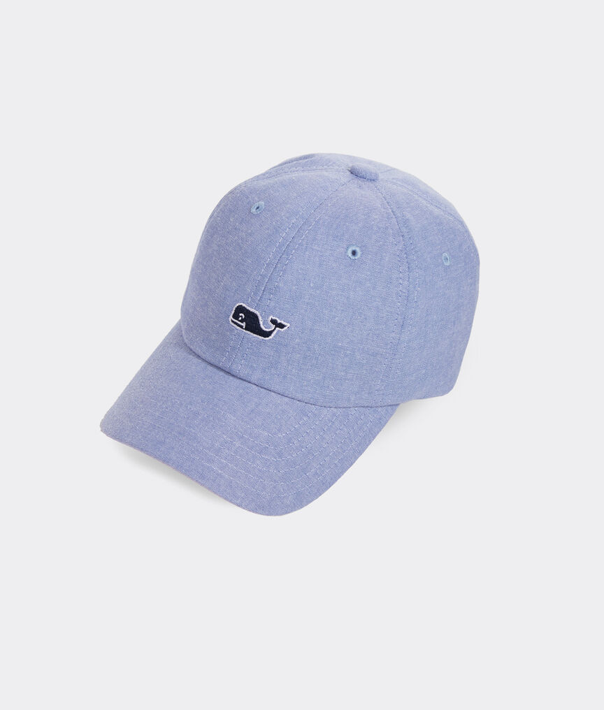 Girls' Whale Logo Chambray Hat