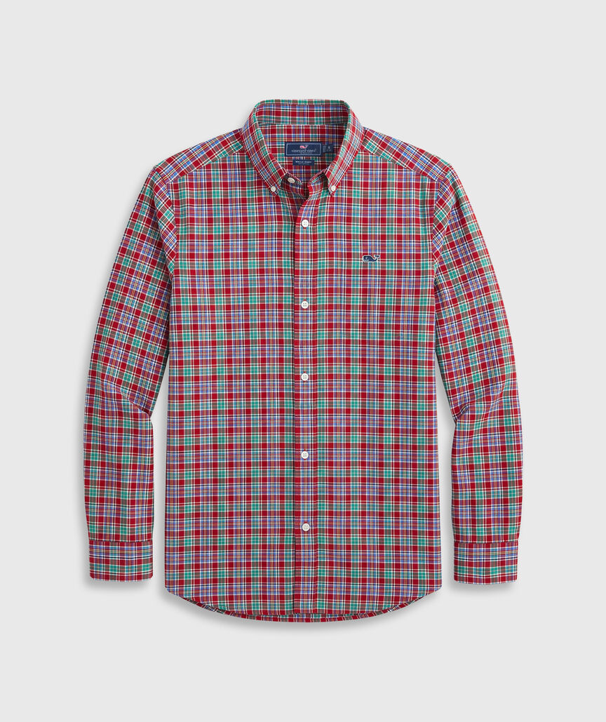 OUTLET Boys' Twill Plaid Shirt