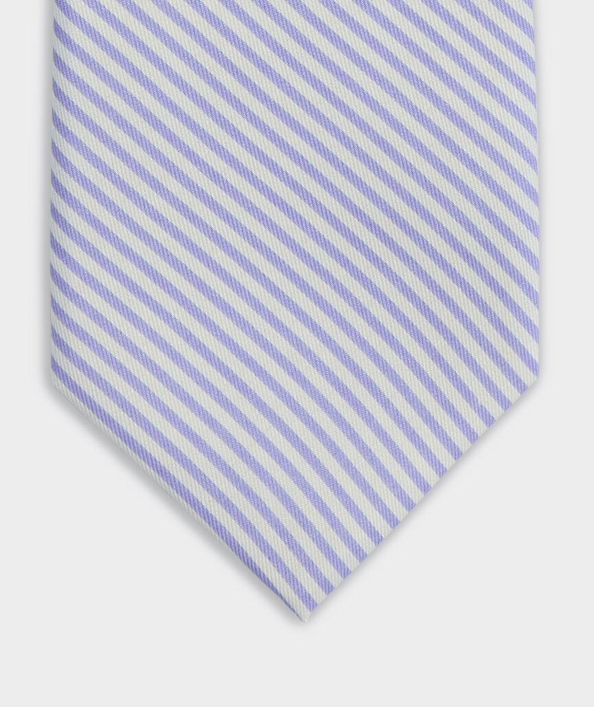 Vineyard Seersucker Silk Tie