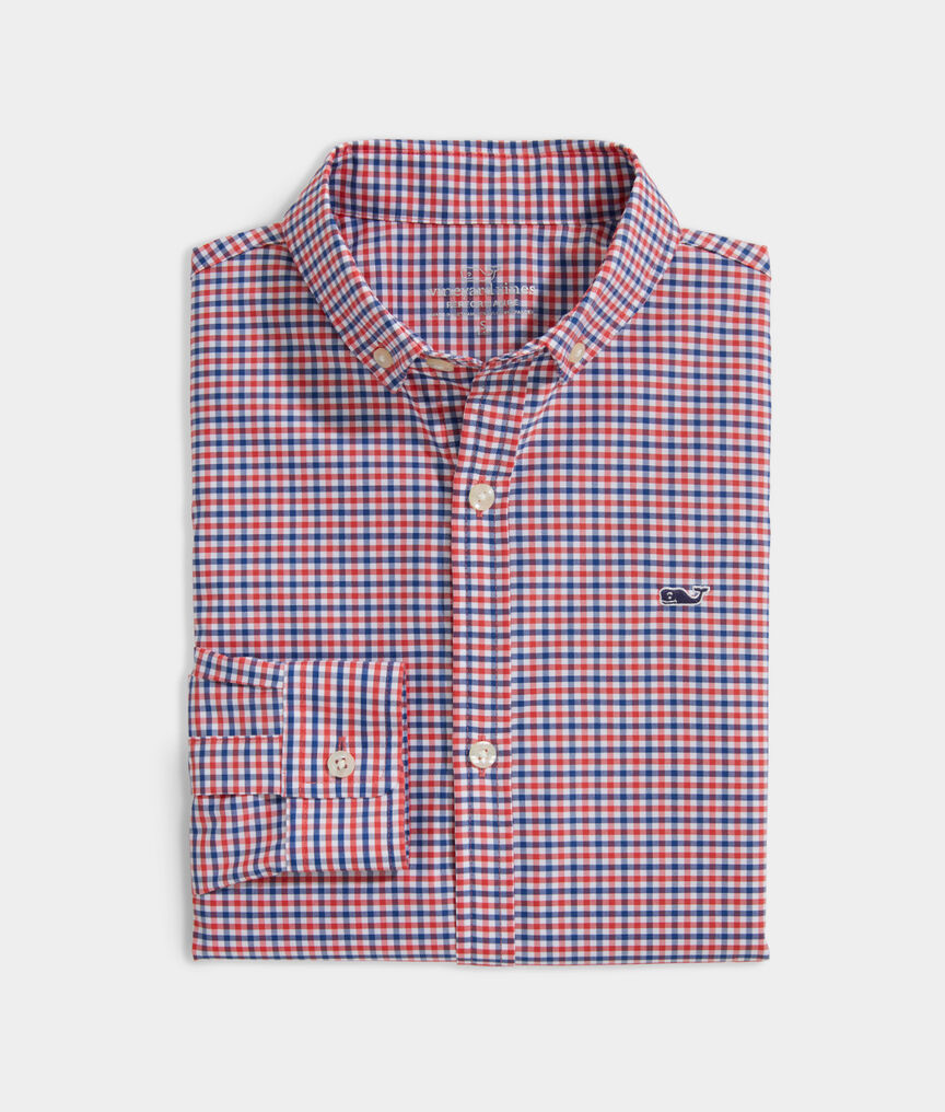 Boys' Performance Cotton Whale Shirt