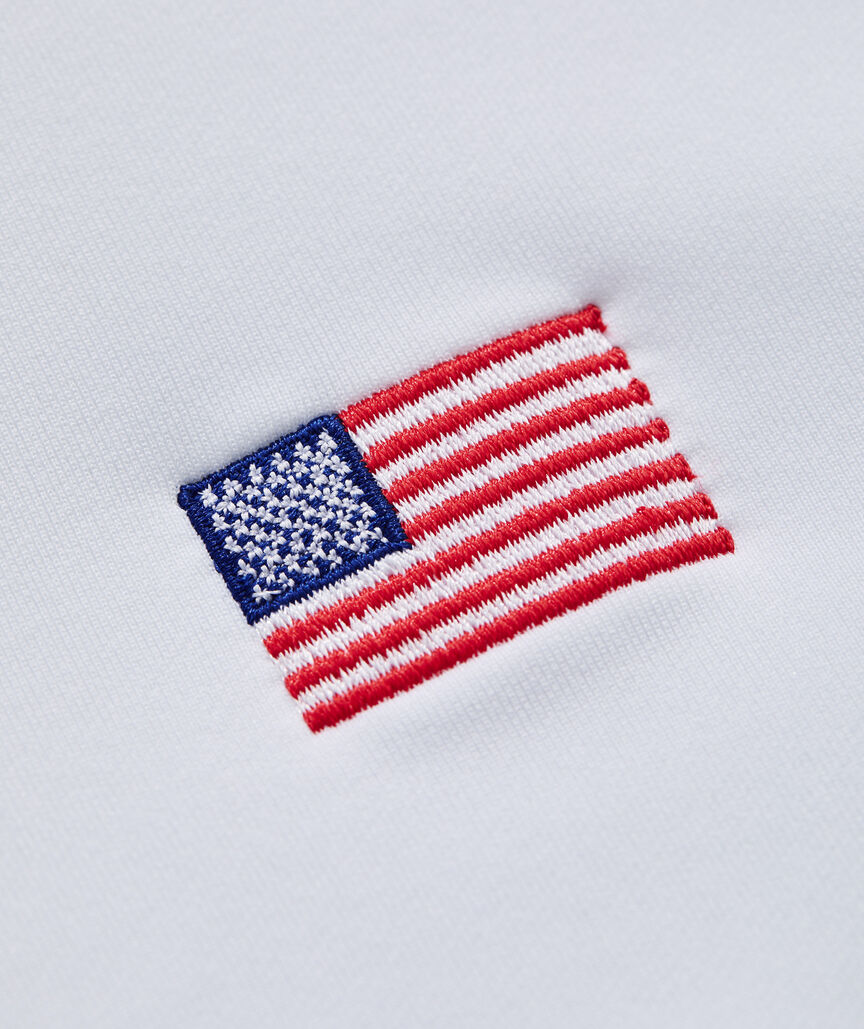 American Flag Performance Clubhouse Quarter-Zip