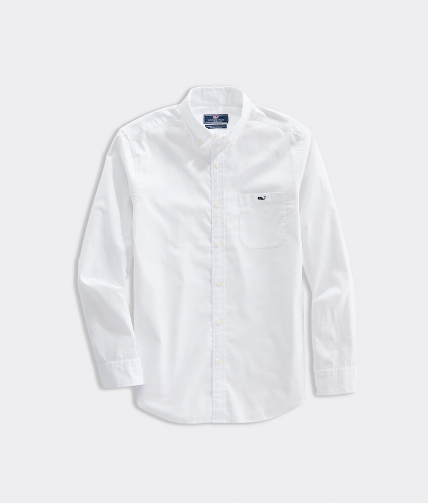 Classic Fit Oxford Shirt in Stretch Cotton