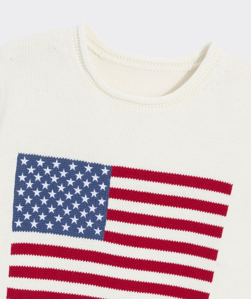 Katie Cotton Americana Rollneck Sweater