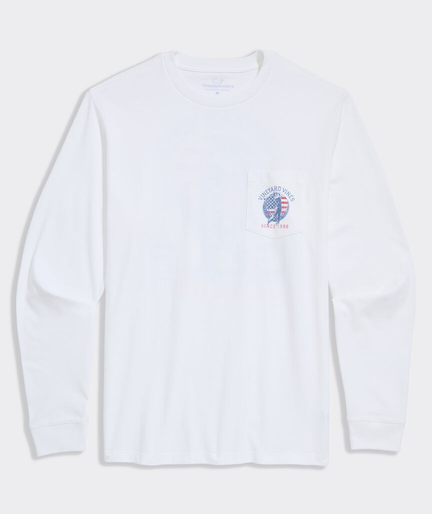 USA Golfer Long-Sleeve Pocket Tee