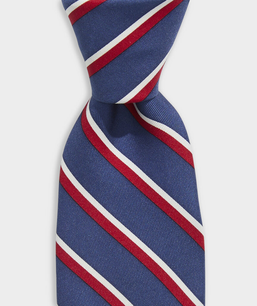 Boys' Summerland Stripe Silk Tie