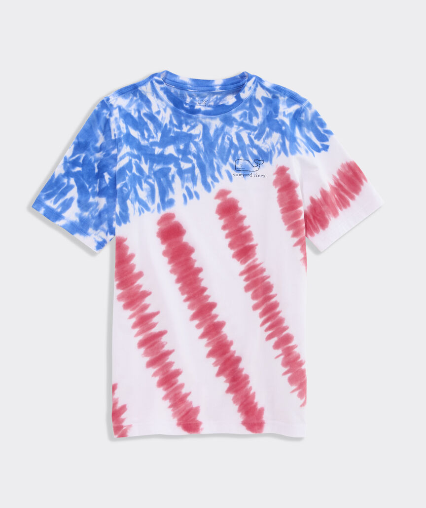 Boys' USA Tie Dye Short-Sleeve Tee