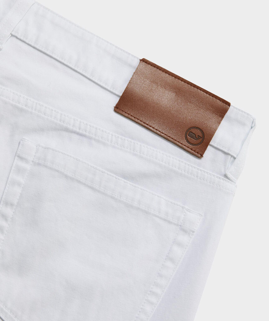 Garment-Dyed Twill 5-Pocket Pants