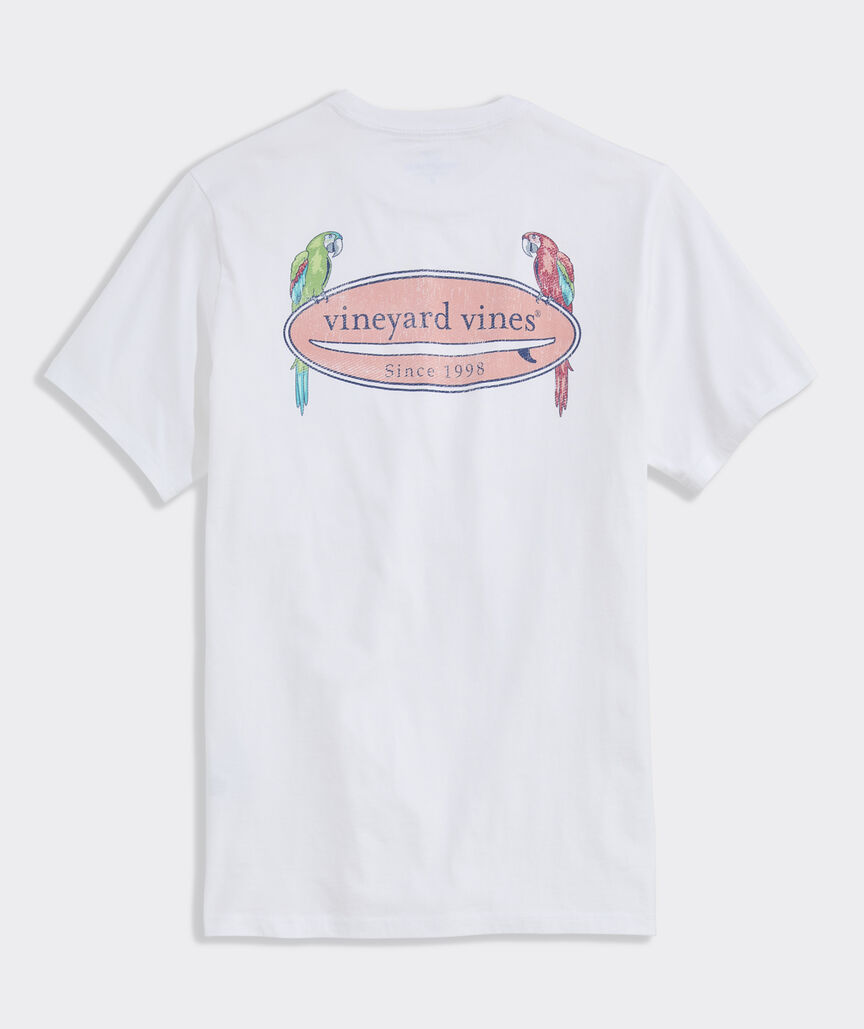 Parrot Surf Logo Short-Sleeve Pocket Tee