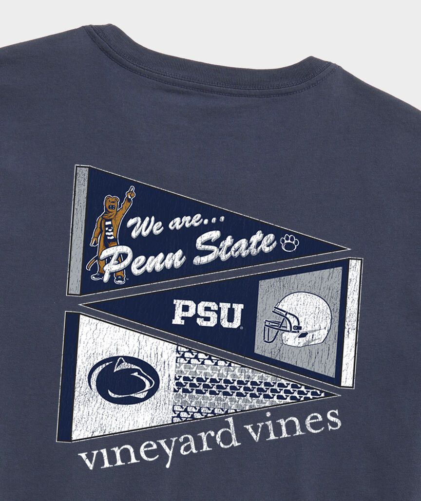 Penn State University Pennants Short-Sleeve Pocket Tee