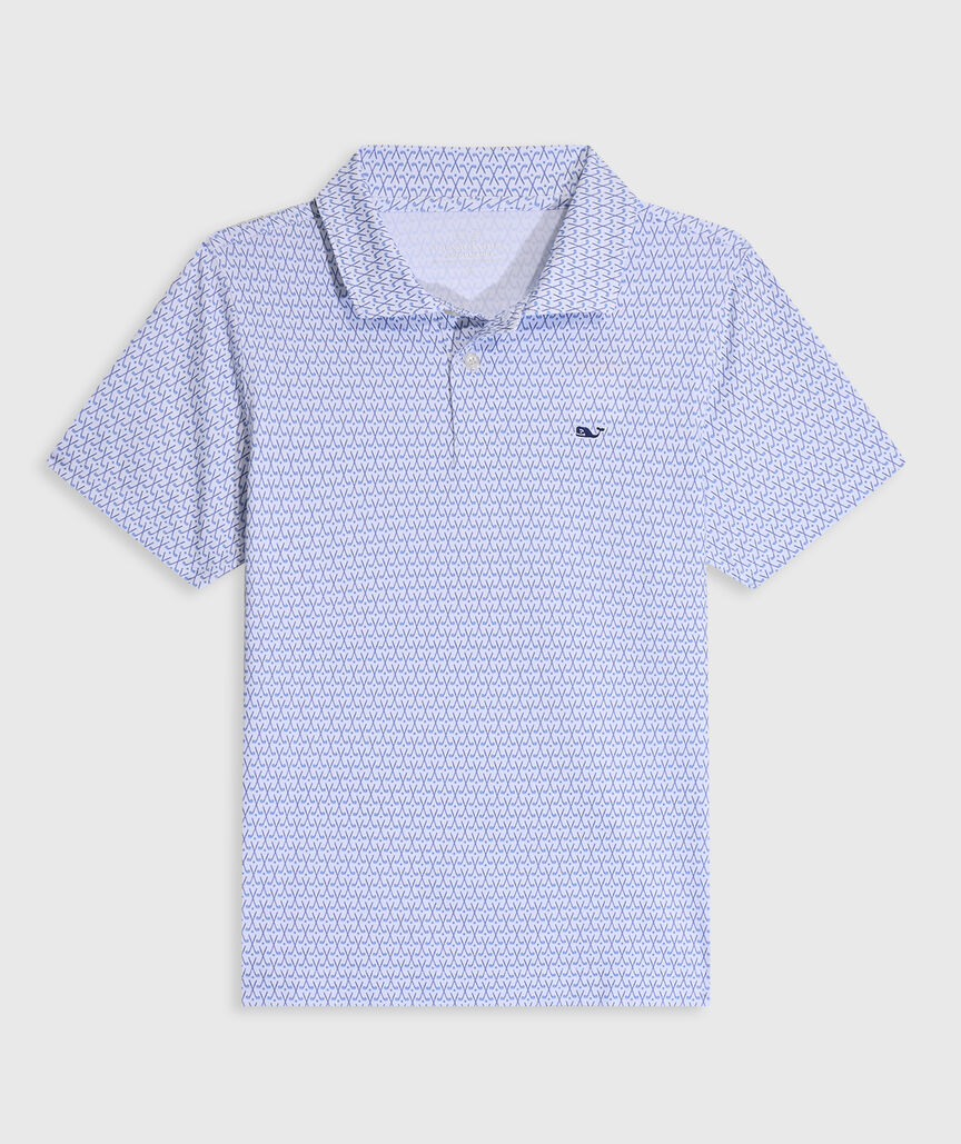 OUTLET Boys' Performance Golf Micro Polo