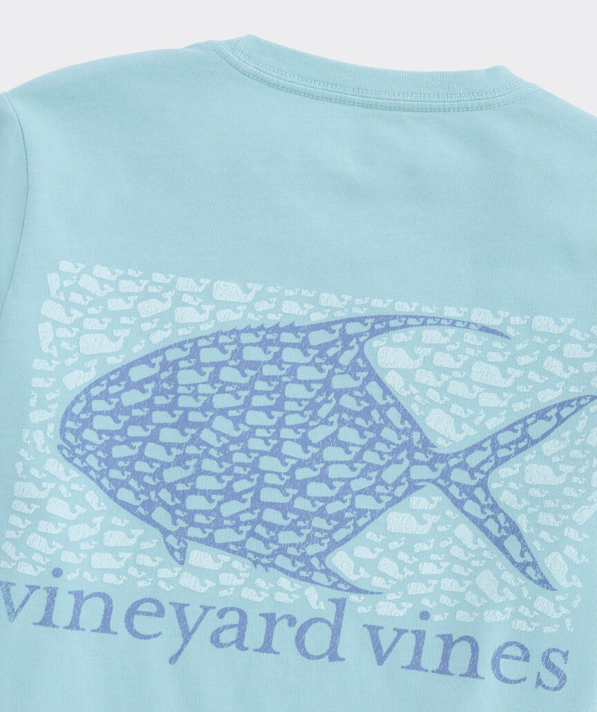 Boys' Garment-Dyed Vintage Permit Whale Short-Sleeve Pocket Tee