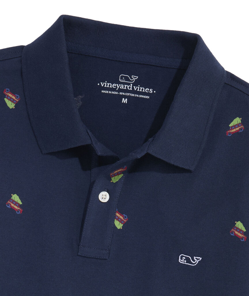 OUTLET Woody & Tree Stretch Pique Polo