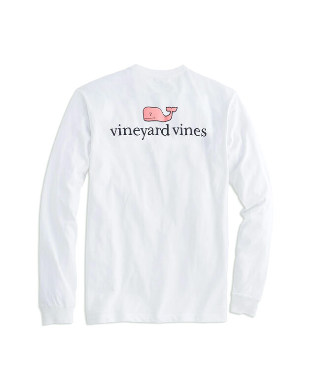 Long-Sleeve vineyard vines Logo Graphic Pocket T-Shirt