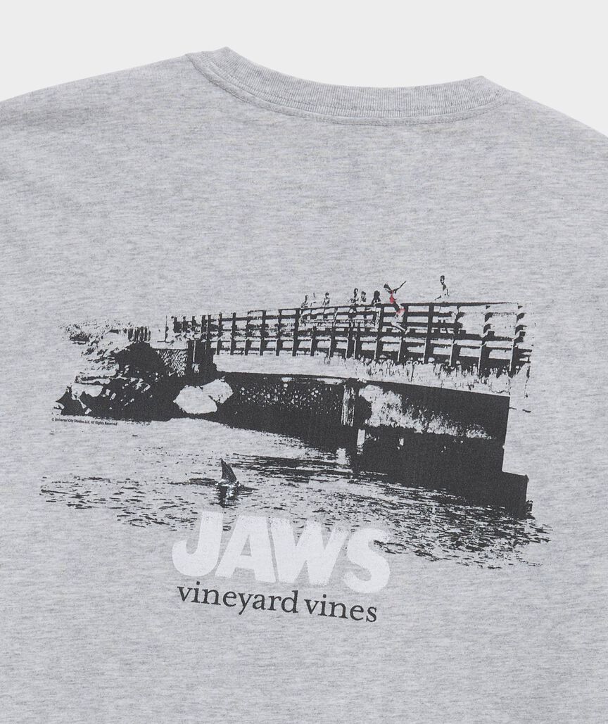 JAWS x vineyard vines Jaws Bridge Short-Sleeve Pocket Tee