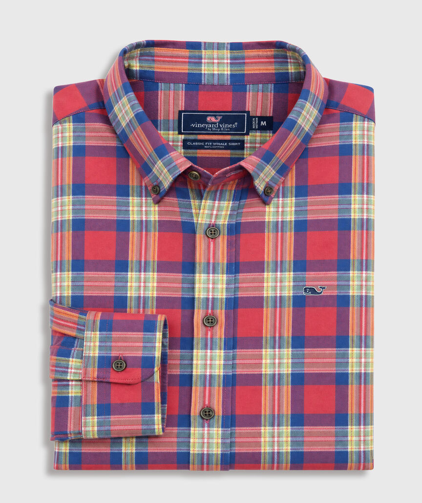 OUTLET Flannel Plaid Shirt