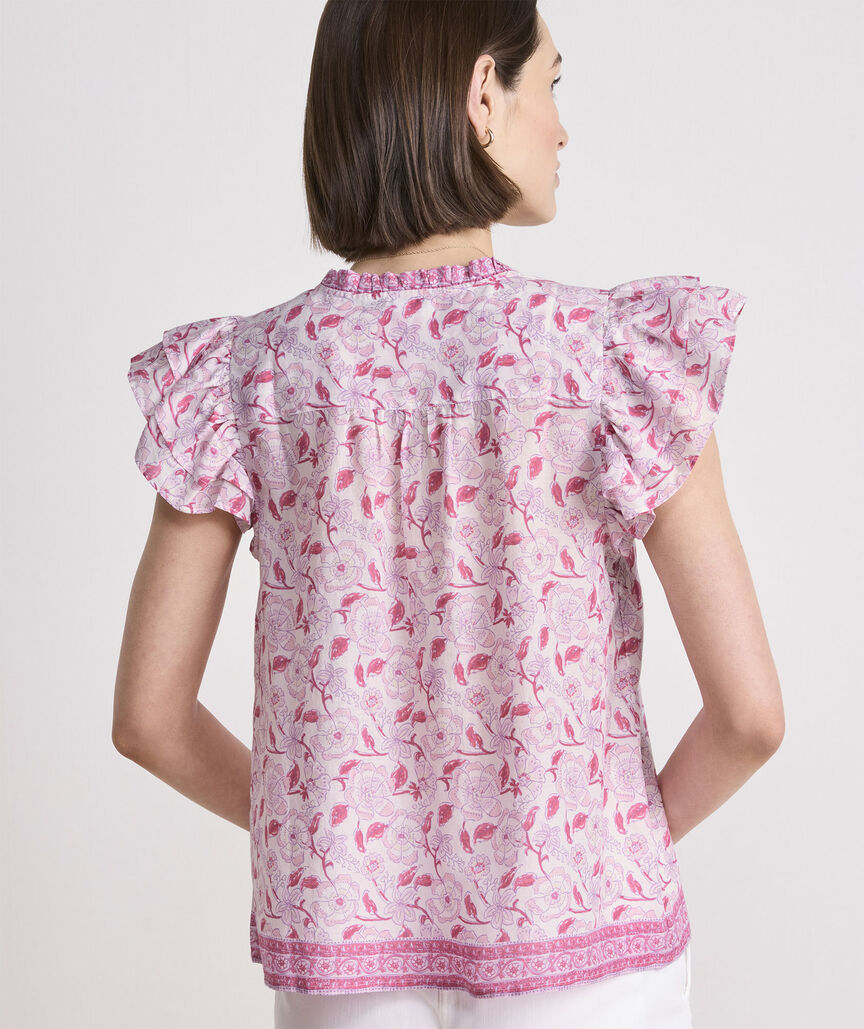 Adare Double Ruffle Top