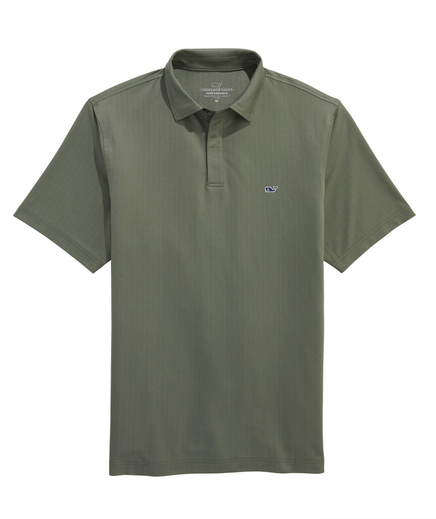 OUTLET Herringbone Performance Polo