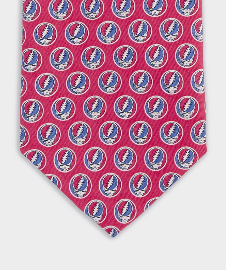 Grateful Dead x vineyard vines Stealie Silk Tie