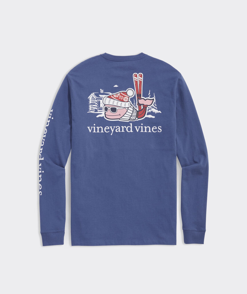 Après Ski Whale Long-Sleeve Pocket Tee