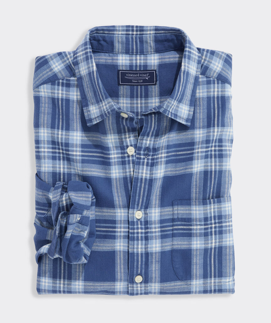 Miacomet Plaid Island Cotton Shirt