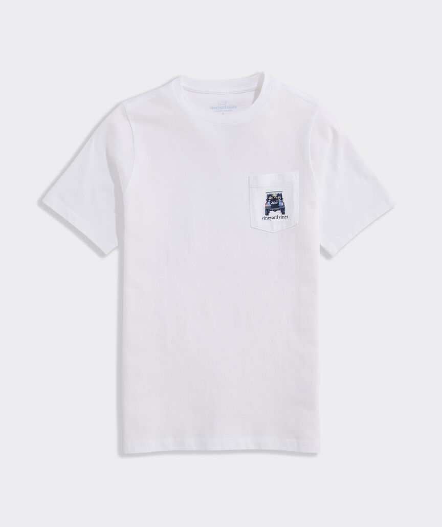 Jeep Collection Boys' Road Dogs Short-Sleeve Pocket Tee