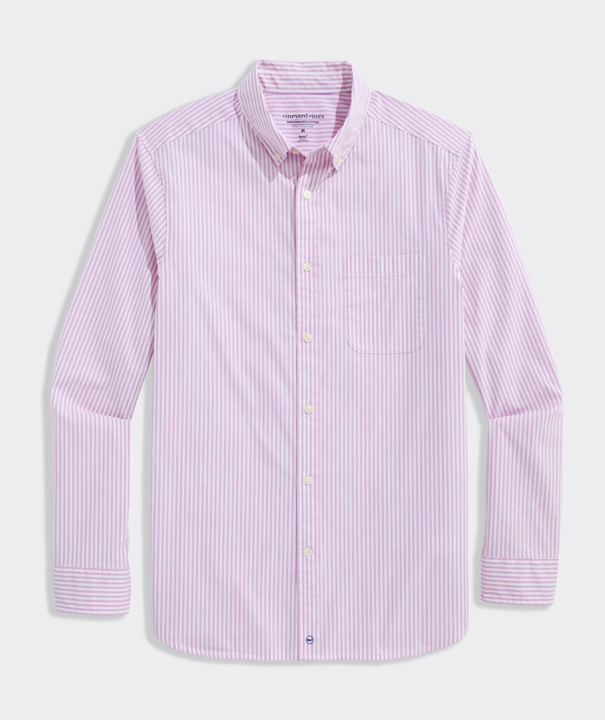 Performance Cotton Marathon Stripe Shirt