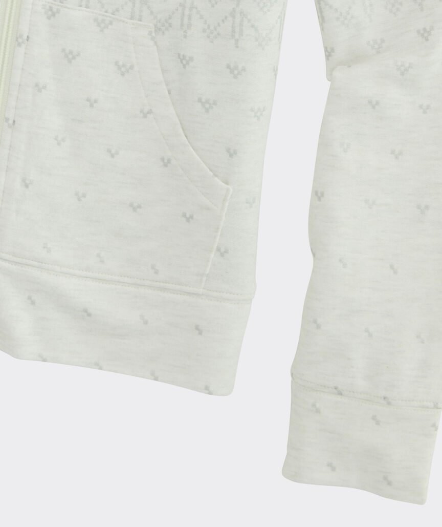 Girls' Fair Isle Dreamcloth® Full Zip Hoodie