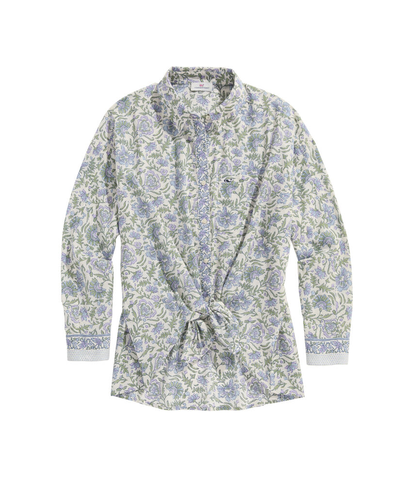 OUTLET Women's Printed Weekend Button-Down