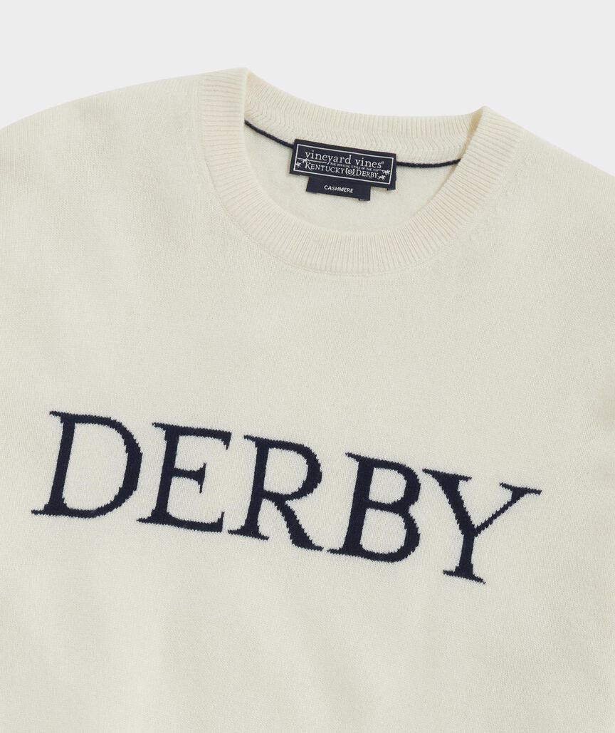 Kentucky Derby Cashmere Crewneck Sweater