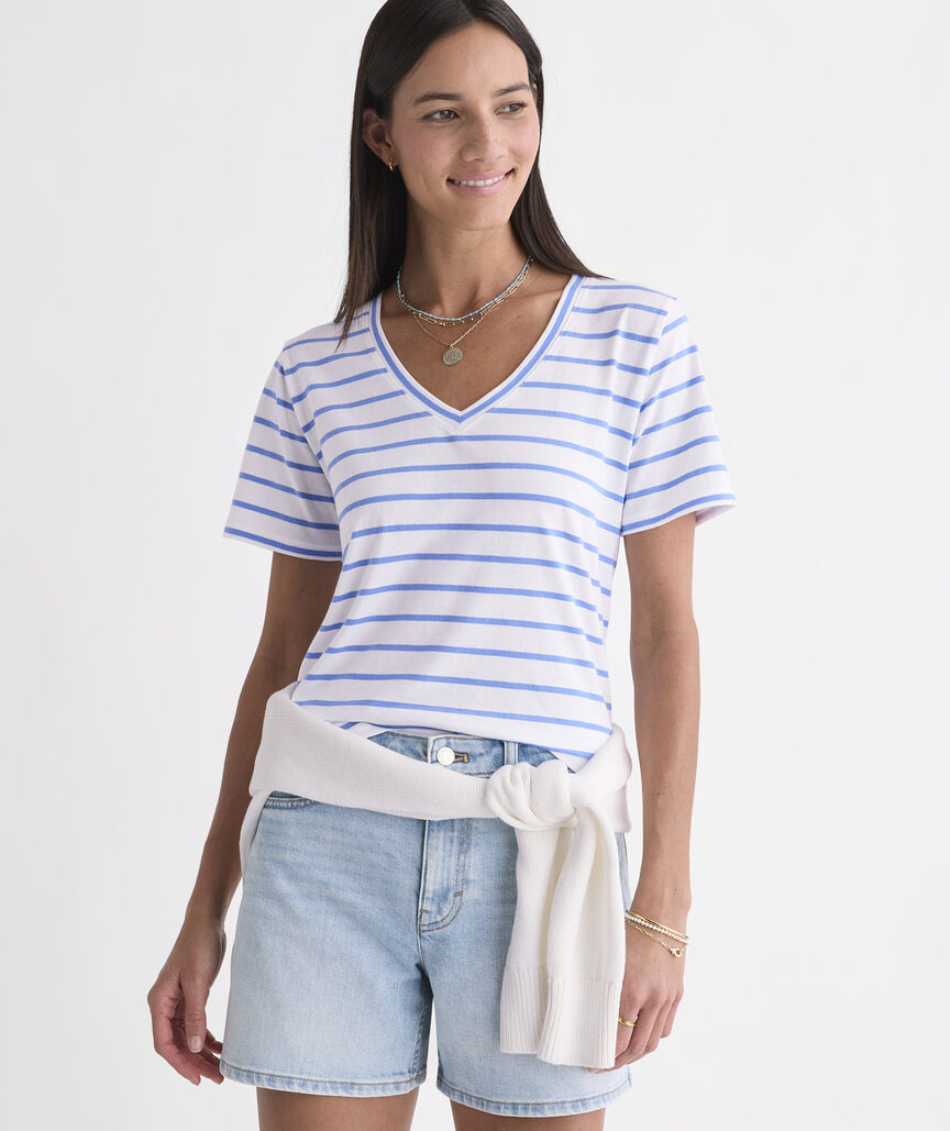 Supima® Cotton V-Neck Tee