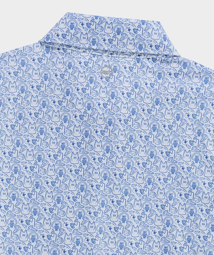 Boys' Performance Printed Sankaty Polo
