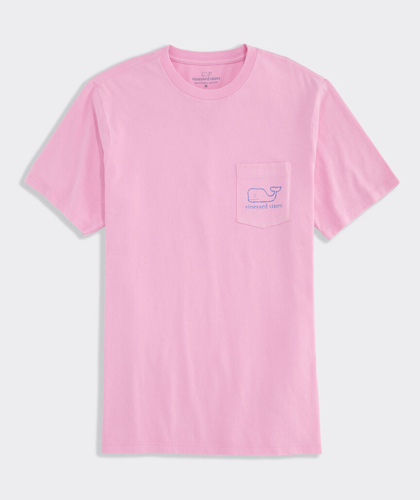 Drift Dye Vintage Whale Short-Sleeve Pocket Tee